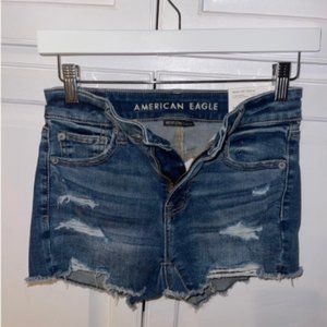 American Eagle Women's Hi Rise Shortie Next Level Stretch Size 0 25W NEW W/ TAG